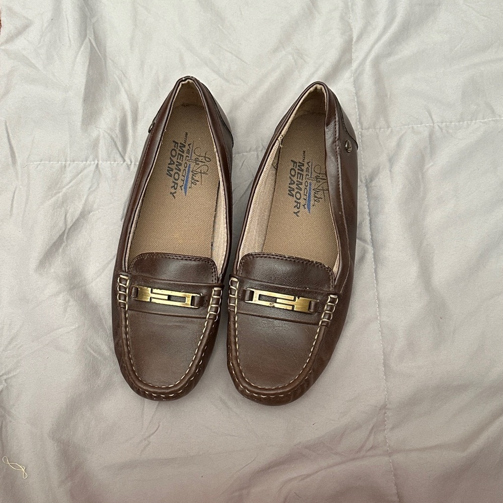 Life Stride Dark Brown Loafers
